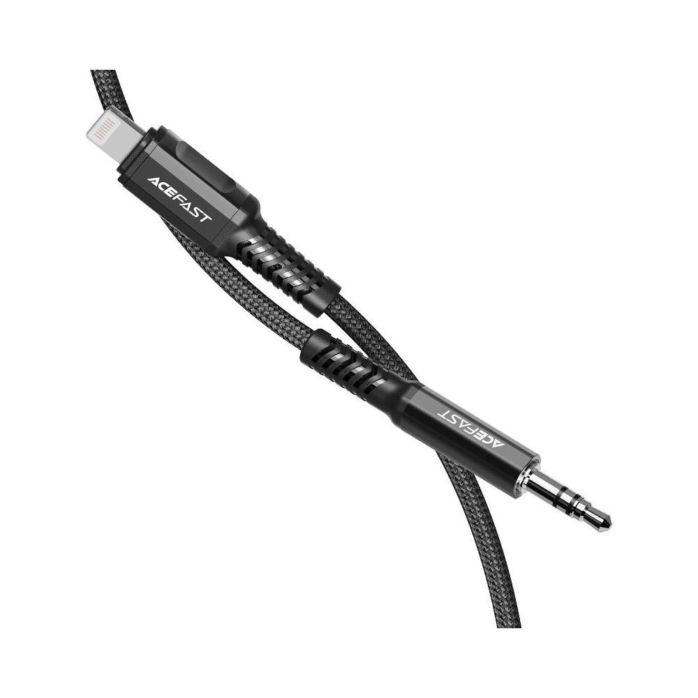 Cable de Audio Acefast C1-06 MFI Lightning a 3.5mm Negro-1