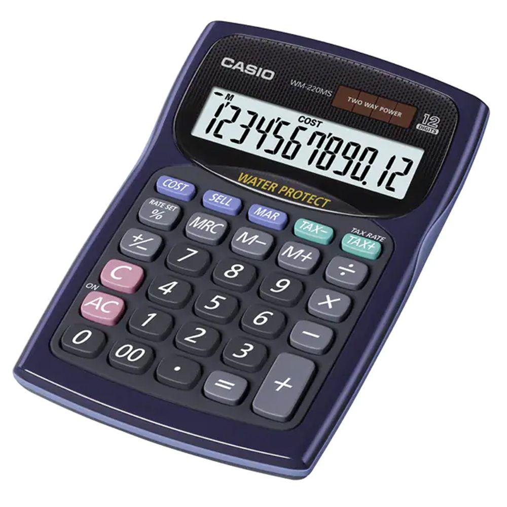 Calculadora de Sobremesa Casio WM-220MS-BU Azul-3