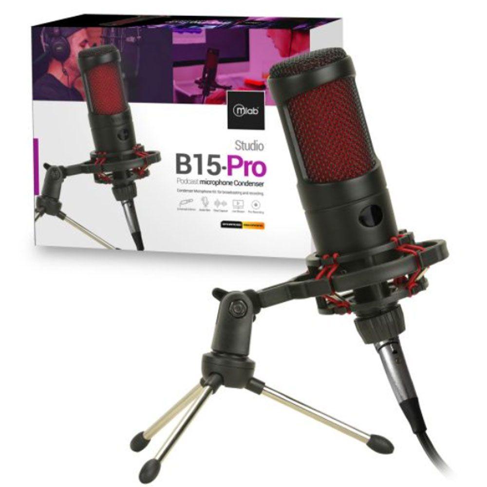 Microfono de condensador Mlab B15 Pro Studio Jack 3.5mm-2