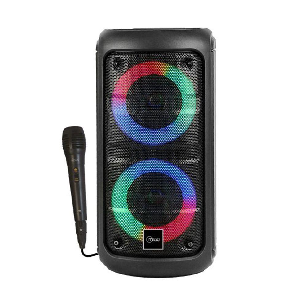 Parlante MLab Colorfeel Bass 9101 Bluetooth Karaoke Negro-6