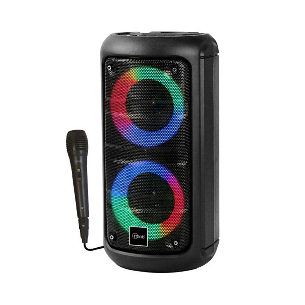 Parlante MLab Colorfeel Bass 9101 Bluetooth Karaoke Negro-7
