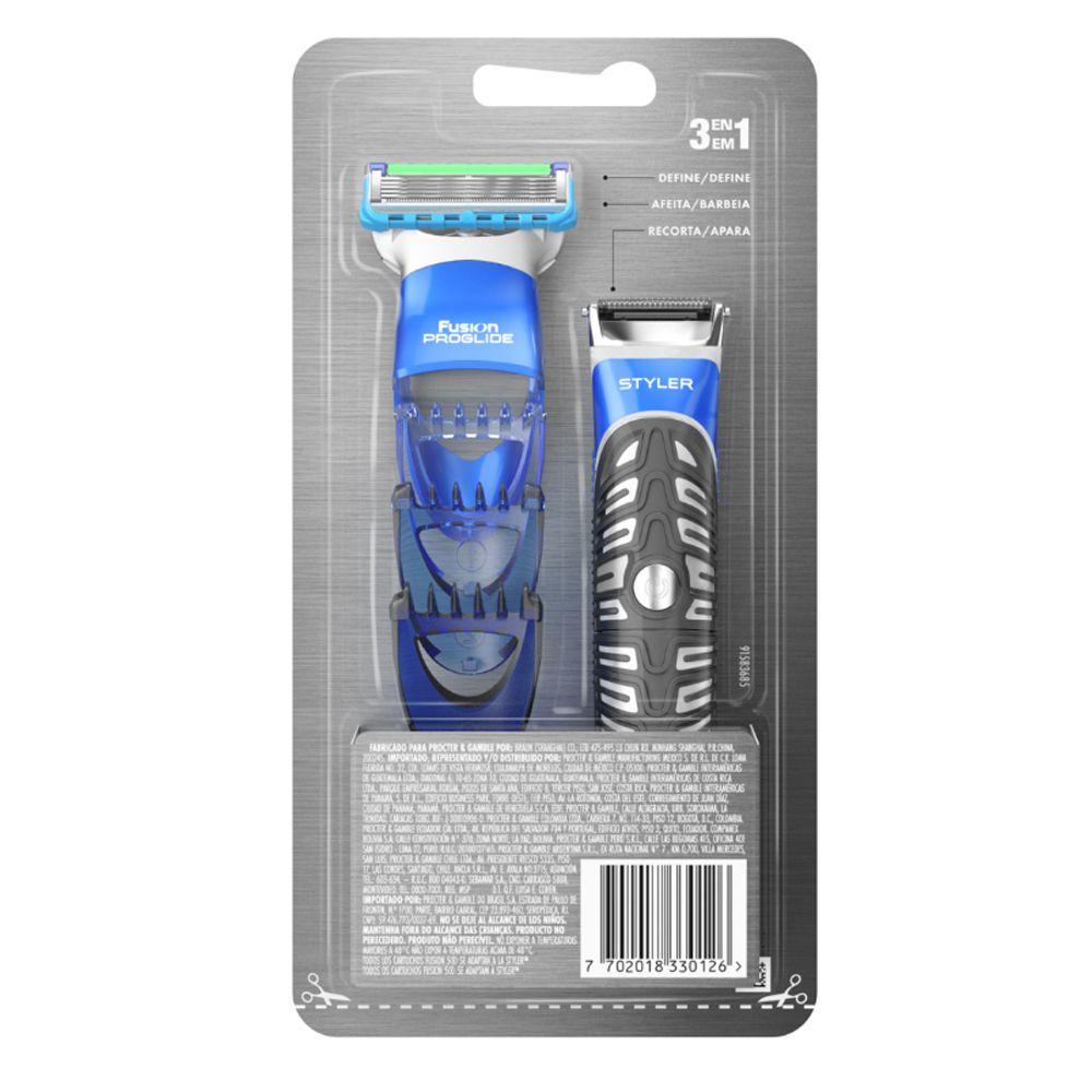 Máquina de Afeitar Eléctrica Gillette Styler Kit 3 en 1-1