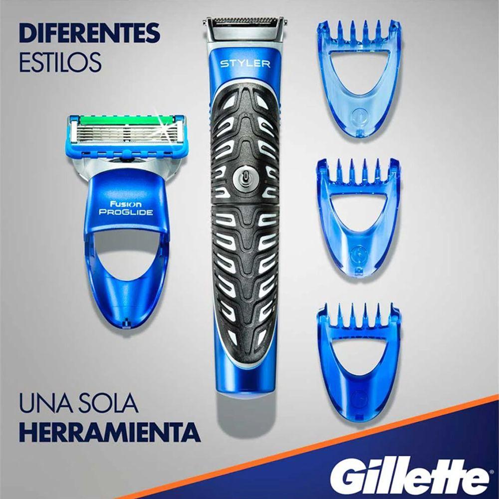 Máquina de Afeitar Eléctrica Gillette Styler Kit 3 en 1-2