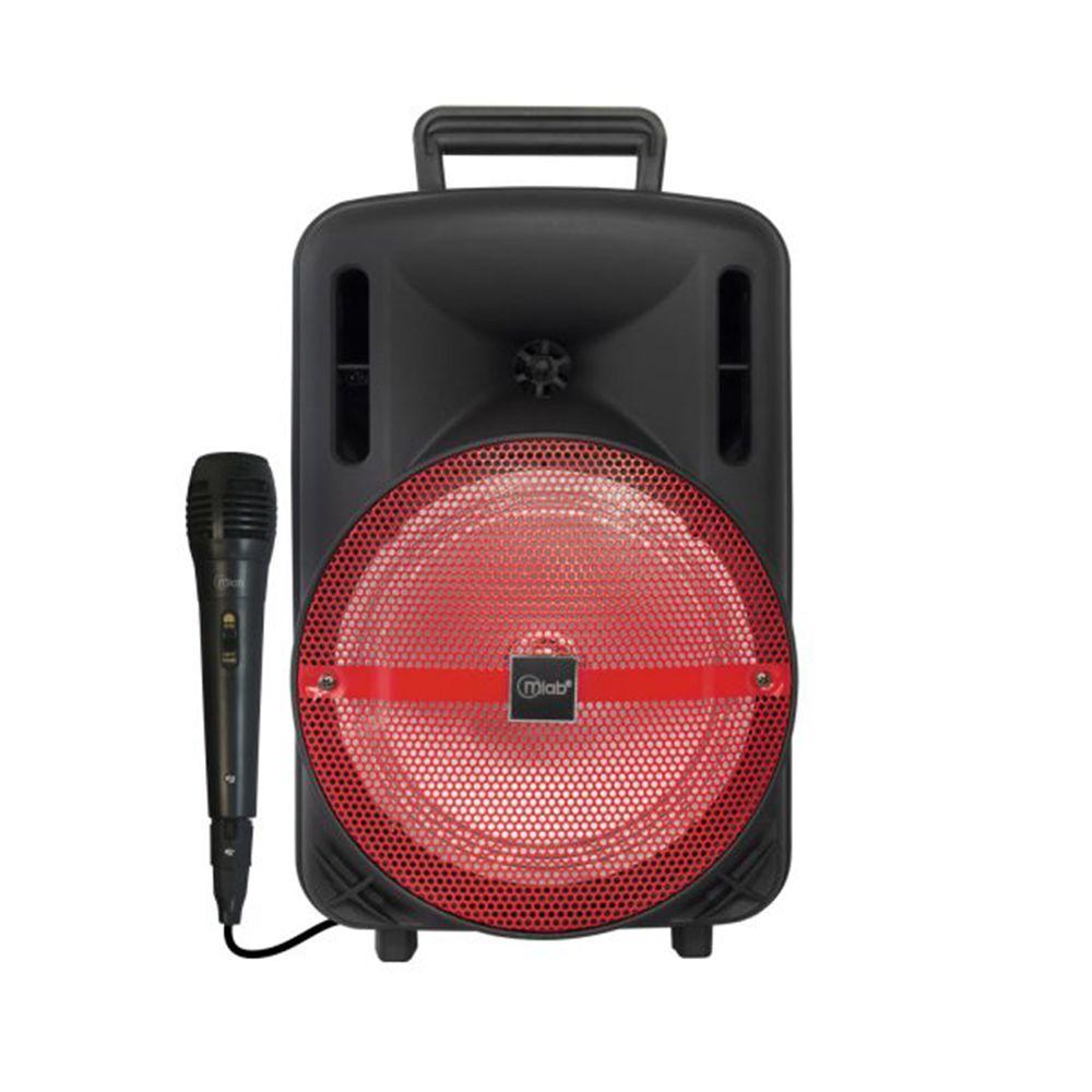 Parlante Mlab Street 3 8706 Bluetooth Karaoke 2000W Rojo-0