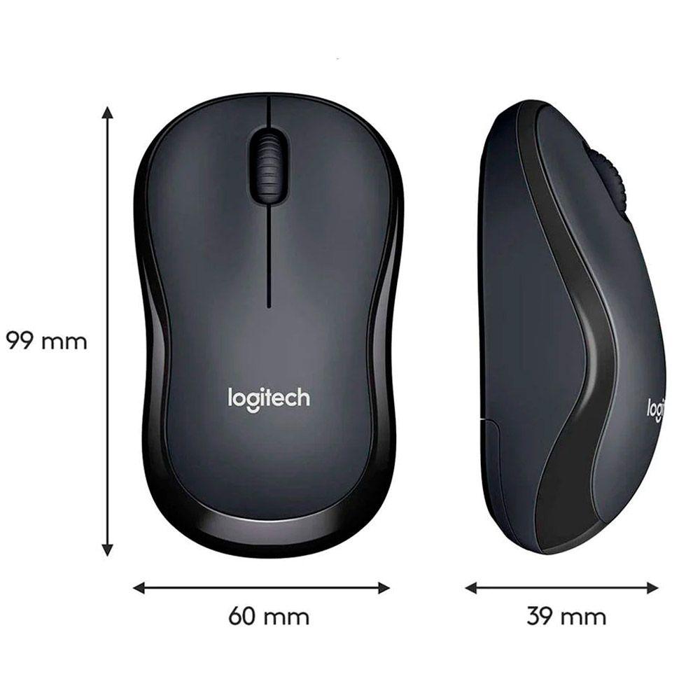 Mouse inalambrico Logitech M220 Silent Grafito-4