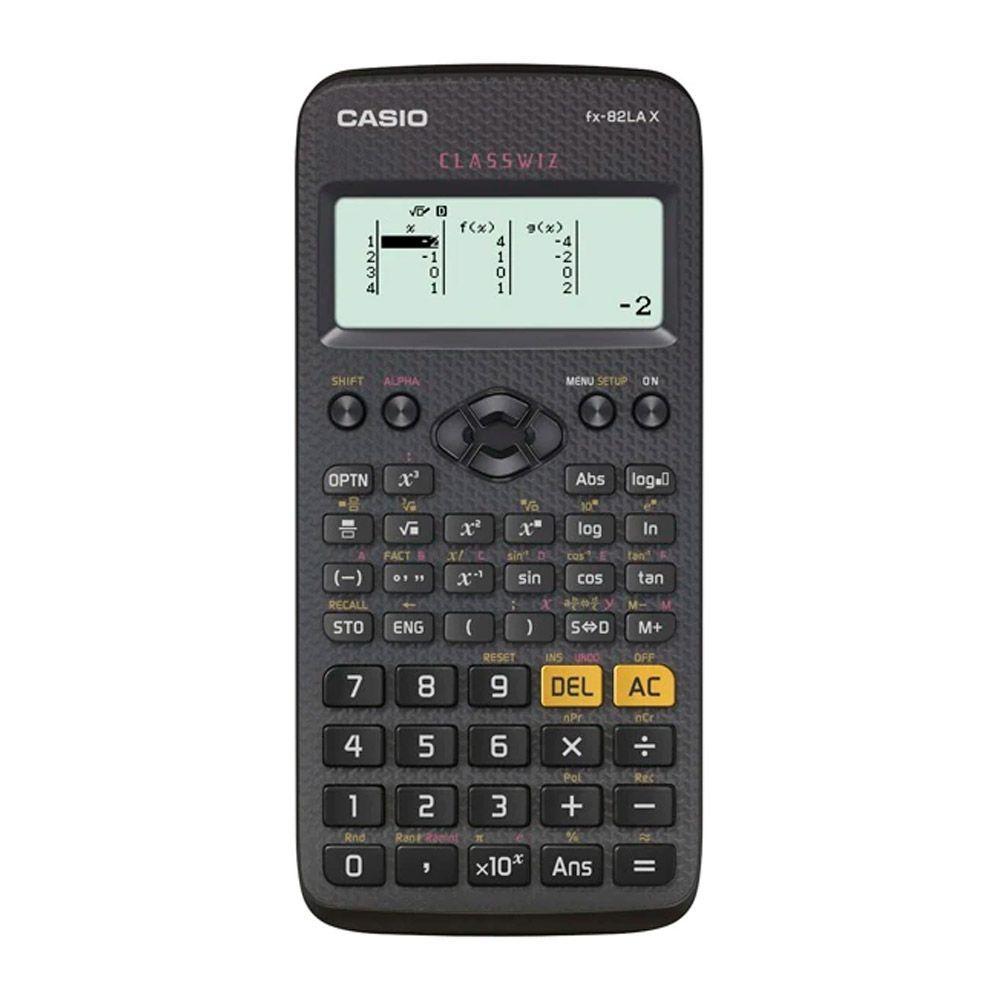 Calculadora Cientifica Casio FX 82LAX BK WDH 274 Func. Negro-1
