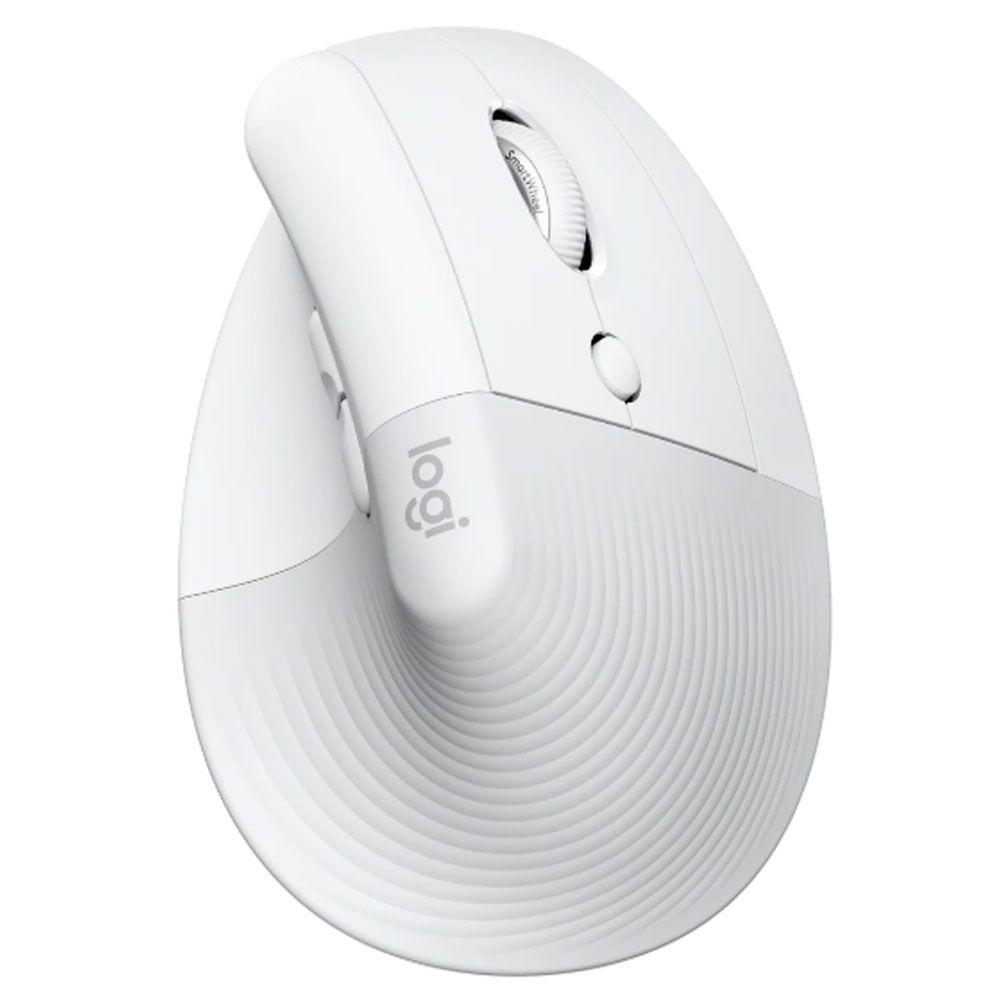 Mouse Ergonomico Logitech Lift Vertical inalambrico Blanco-0