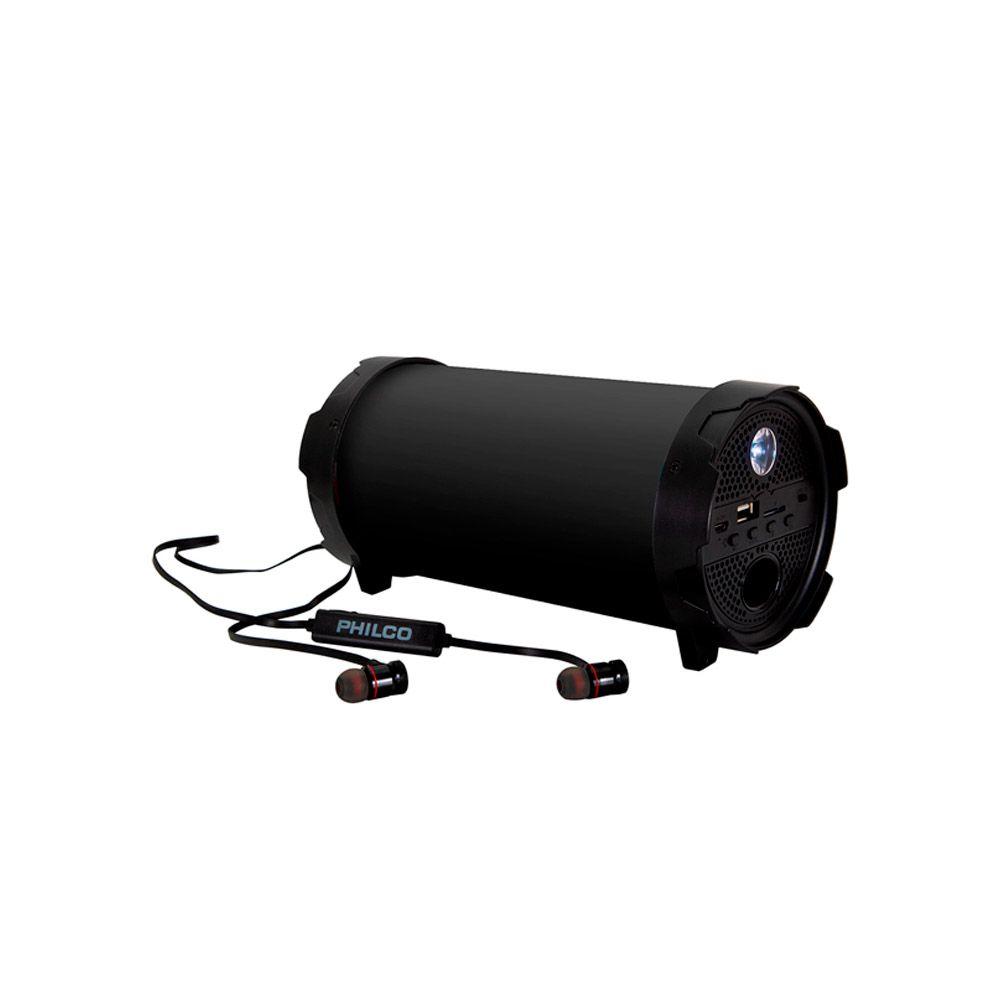 Kit Parlante Bazooka + Audífono Philco Bluetooth PX56N-0