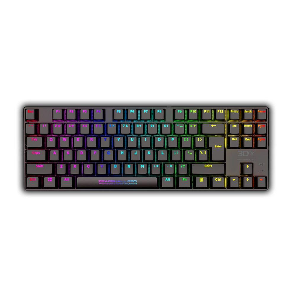 Teclado Gamer Mecanico 3DFX Zearbhall Pro 9089 Switch Blue-5