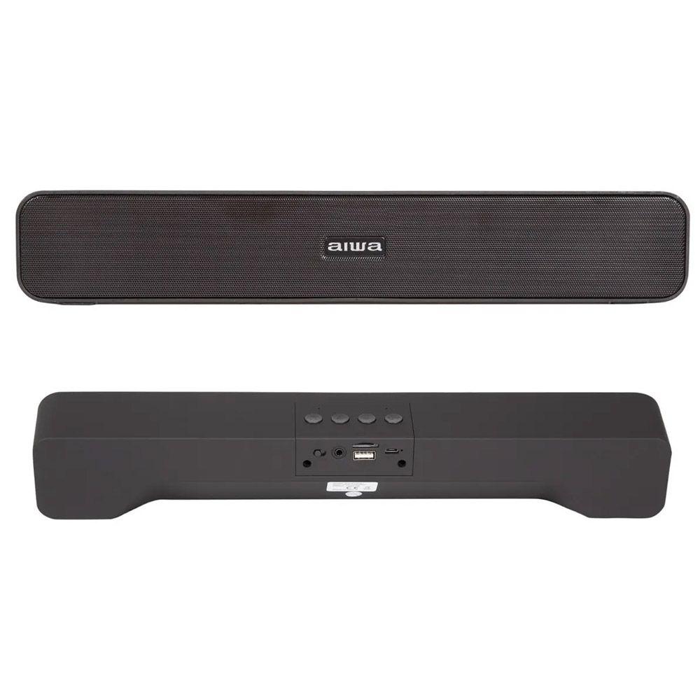 Mini barra de Sonido Aiwa AW S100BT Bluetooth 6W Negro-2