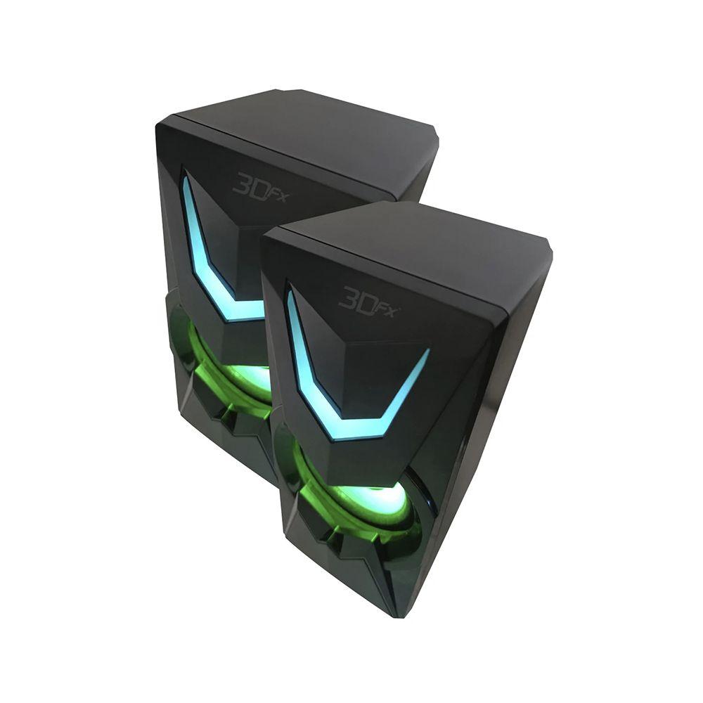 Parlante Gamer 3DFX Gwydyon 2.0 9148 Multimedia 3.5mm USB-6