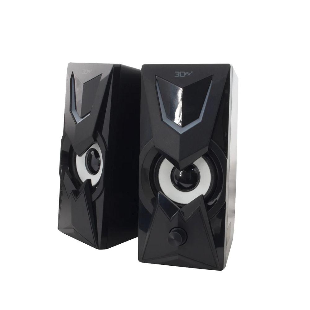 Parlante Gamer 3DFX Gwydyon 2.0 9148 Multimedia 3.5mm USB-7
