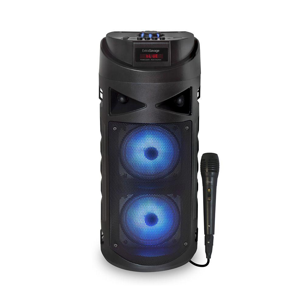 Parlante MLab Extra Savage 8902 Karaoke Bluetooth Negro-4