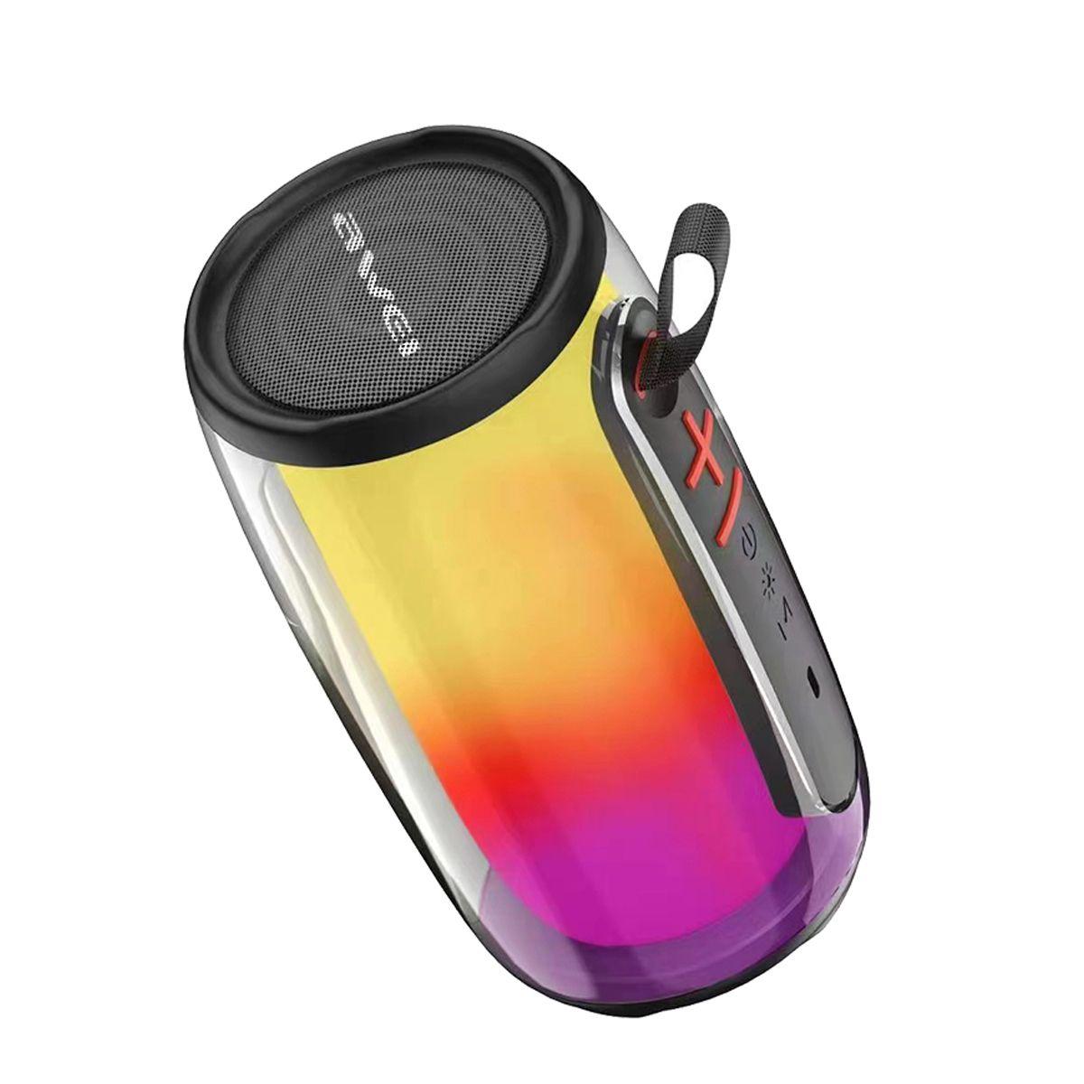 Parlante Awei Y528 Bluetooth TWS RGB Negro-2