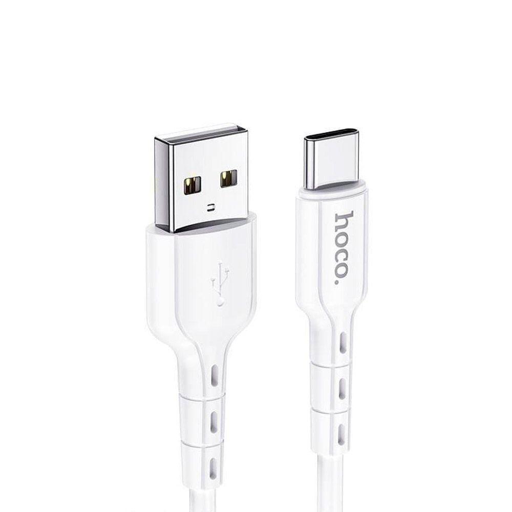 Cable Hoco DU01 Novel USB a Tipo C 1m Blanco-0