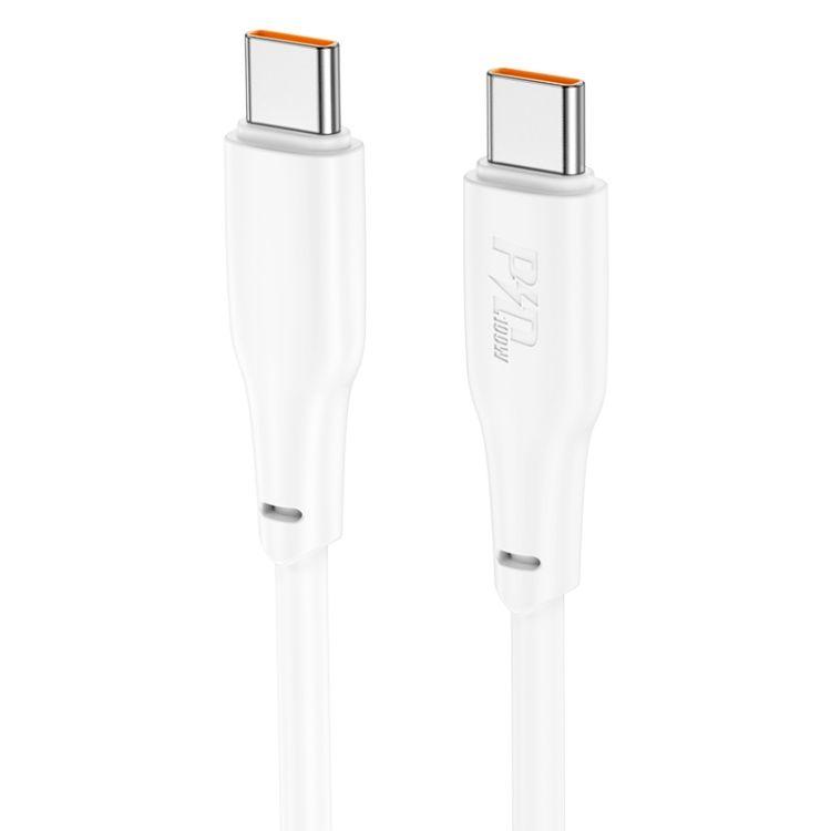 Cable Hoco X93 Force 60W Usb C a Usb C 2M Blanco-0