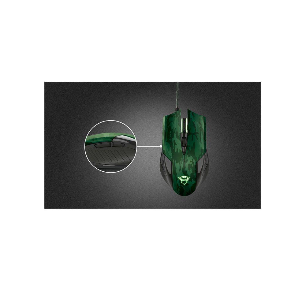 Kit Gamer Trust GXT 781 Rixa Mouse + Mouse pad Camuflado-5