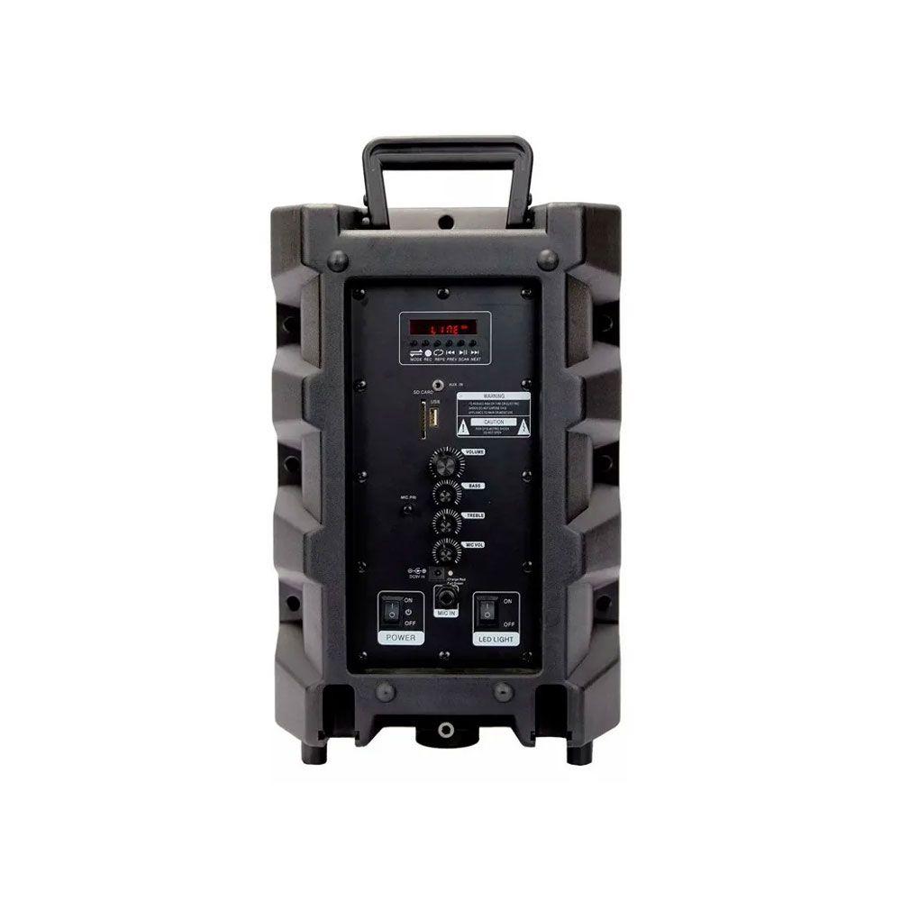 Parlante Master G SPB8B Karaoke Bluetooth con micrófono-3