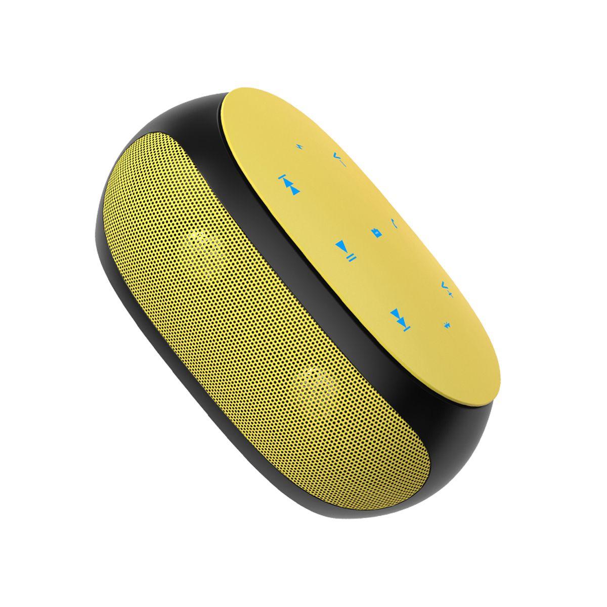 Parlante Awei Y200 Bluetooth Negro y Amarillo-2