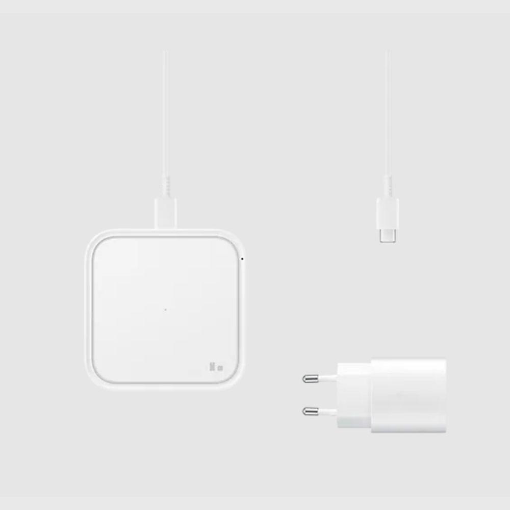 Cargador inalambrico Samsung P2400 Super Fast Blanco-6