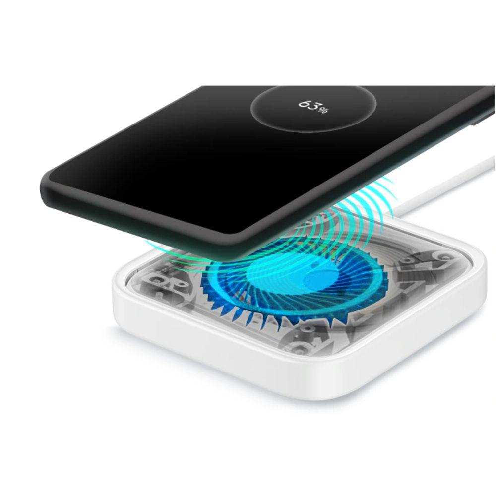 Cargador inalambrico Samsung P2400 Super Fast Blanco-8