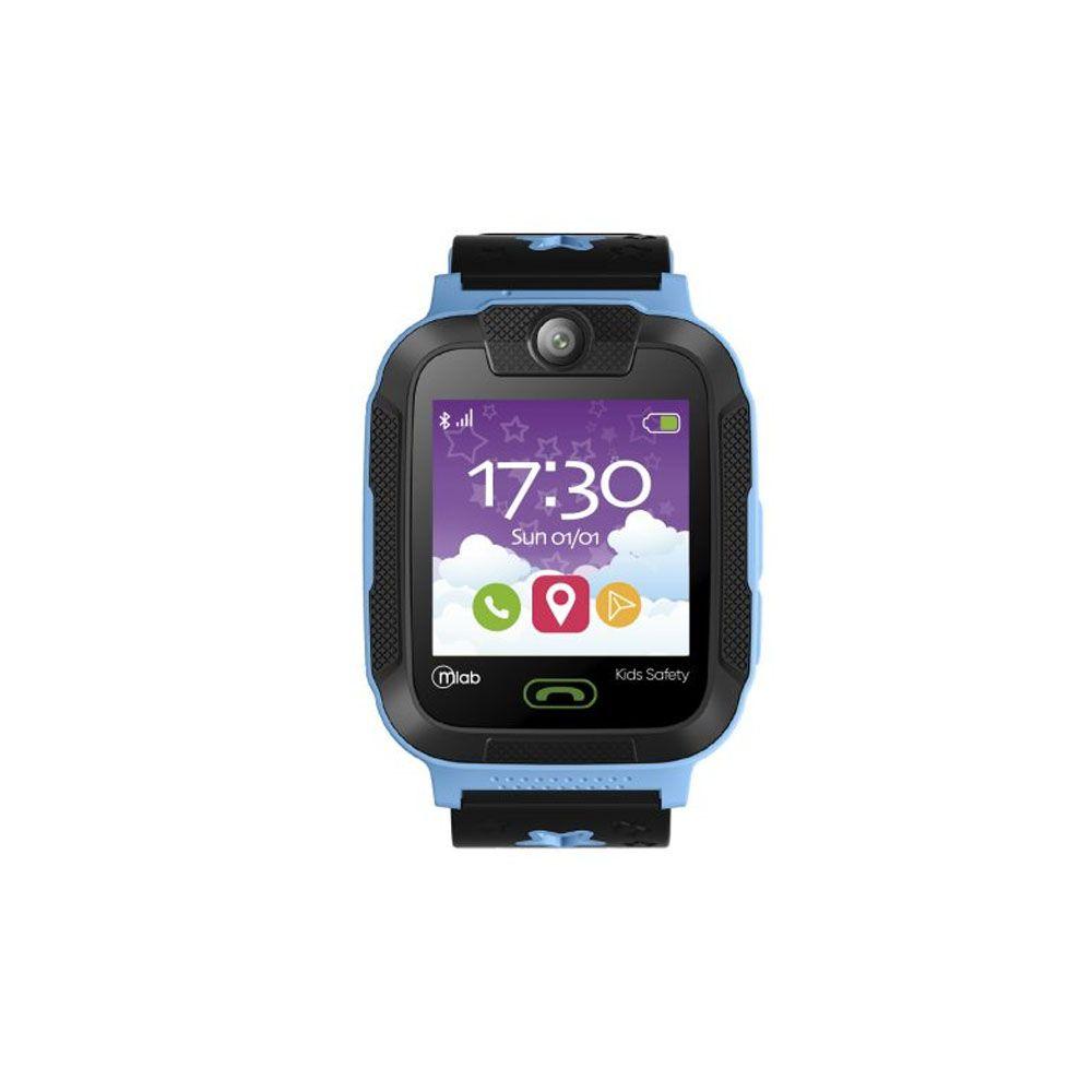 Smartwatch Mlab Play Secure para niños GPS Boton SOS Azul-1