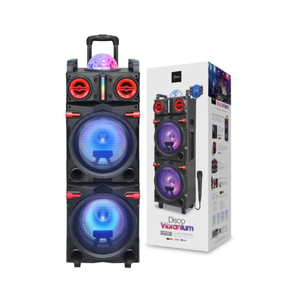 Parlante MLab Disco Vibranium Karaoke Bluetooth 8000W PMPO-4