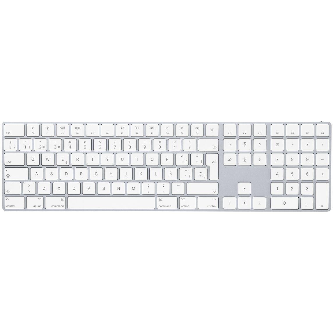 Apple Magic Keyboard con Teclado Numérico Plata Español-0