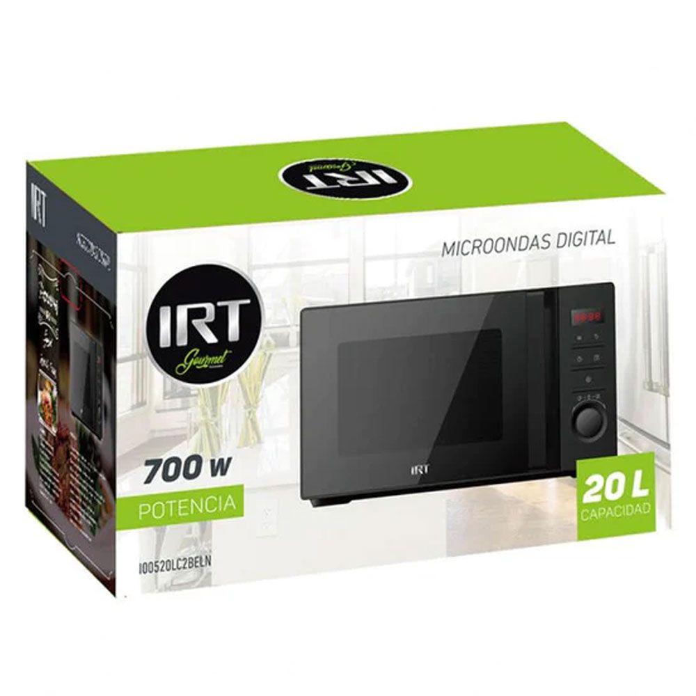 Microondas IRT I00520LC2BELN Digital 20 litros Negro-1
