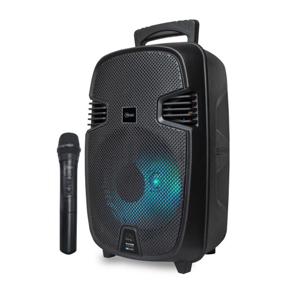 Parlante Mlab City Song 4 8901 TWS Bluetooth Karaoke Negro-0