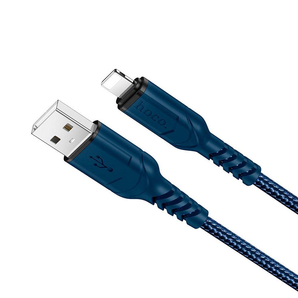 Cable Hoco X59 Victory USB A Lightning Azul-3