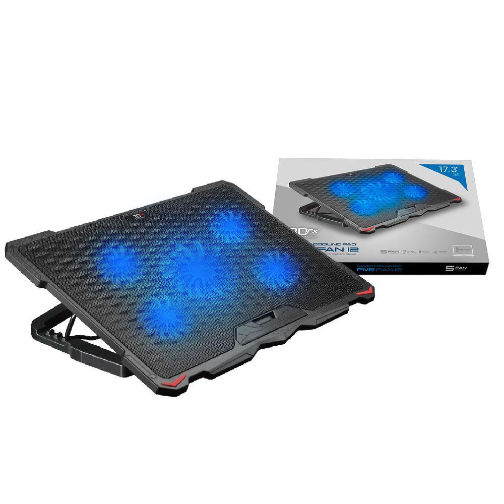 Base ventilador 3DFX Five Fan 12 para Notebook hasta 17 Pulg-1