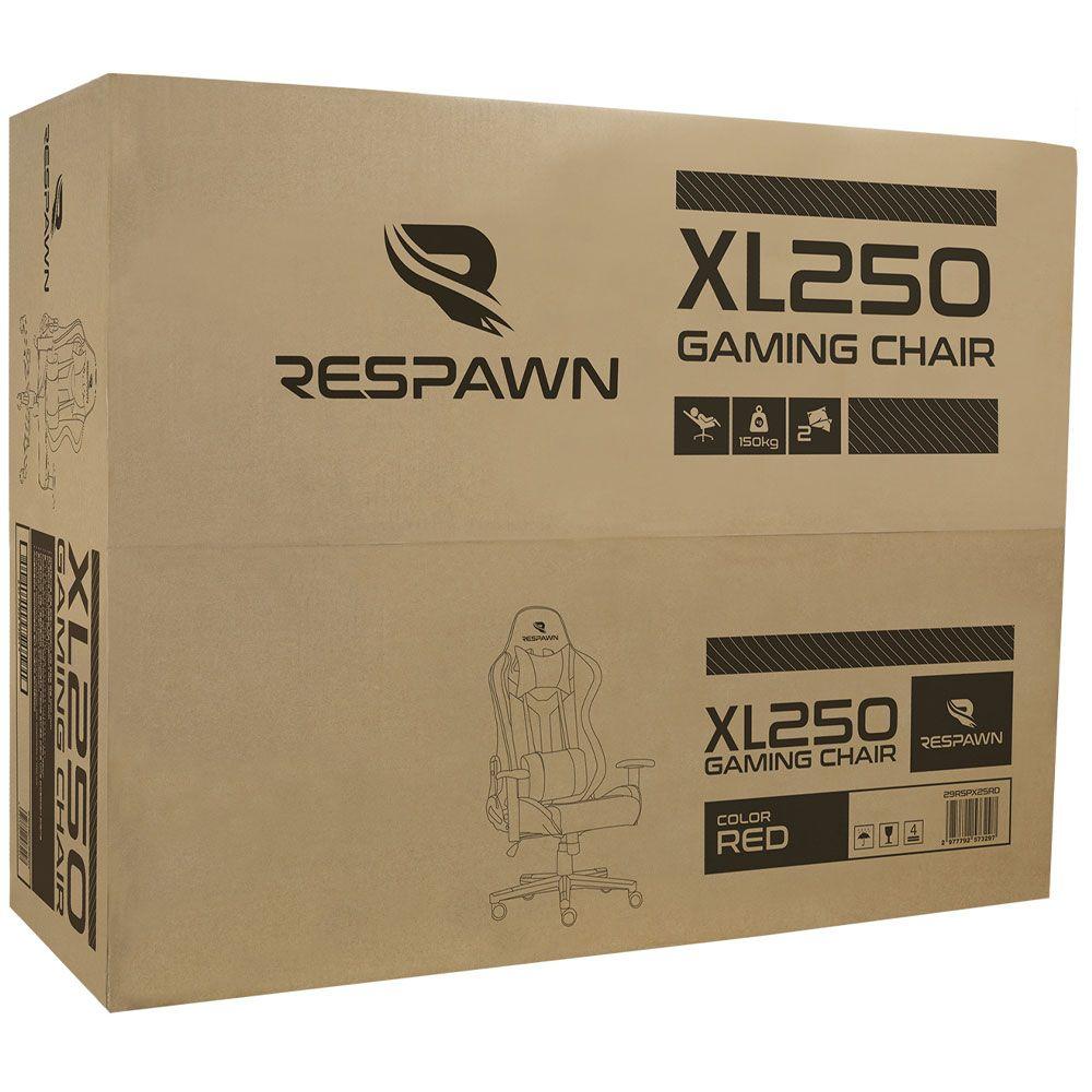 Silla Gamer Respawn XL250 Rojo-6