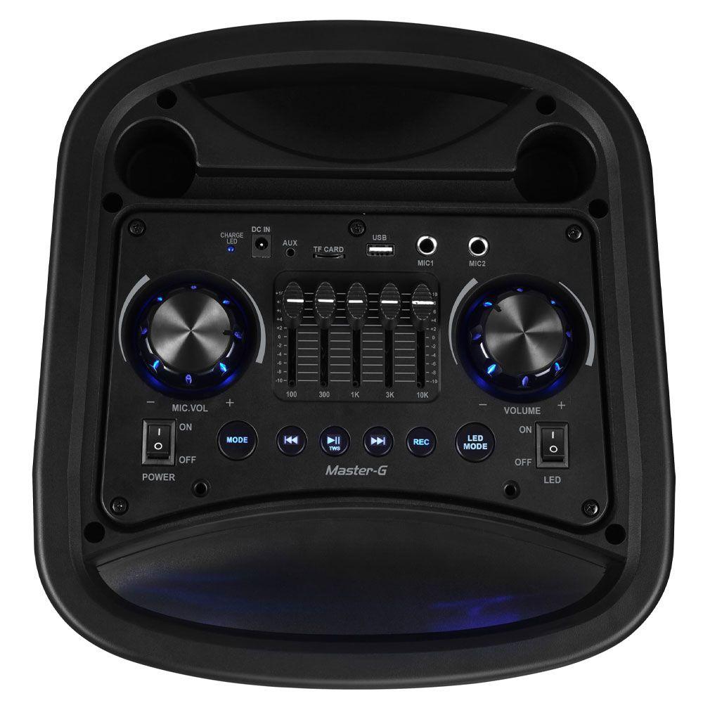 Parlante Master G Phantom Bluetooth Karaoke Negro-3