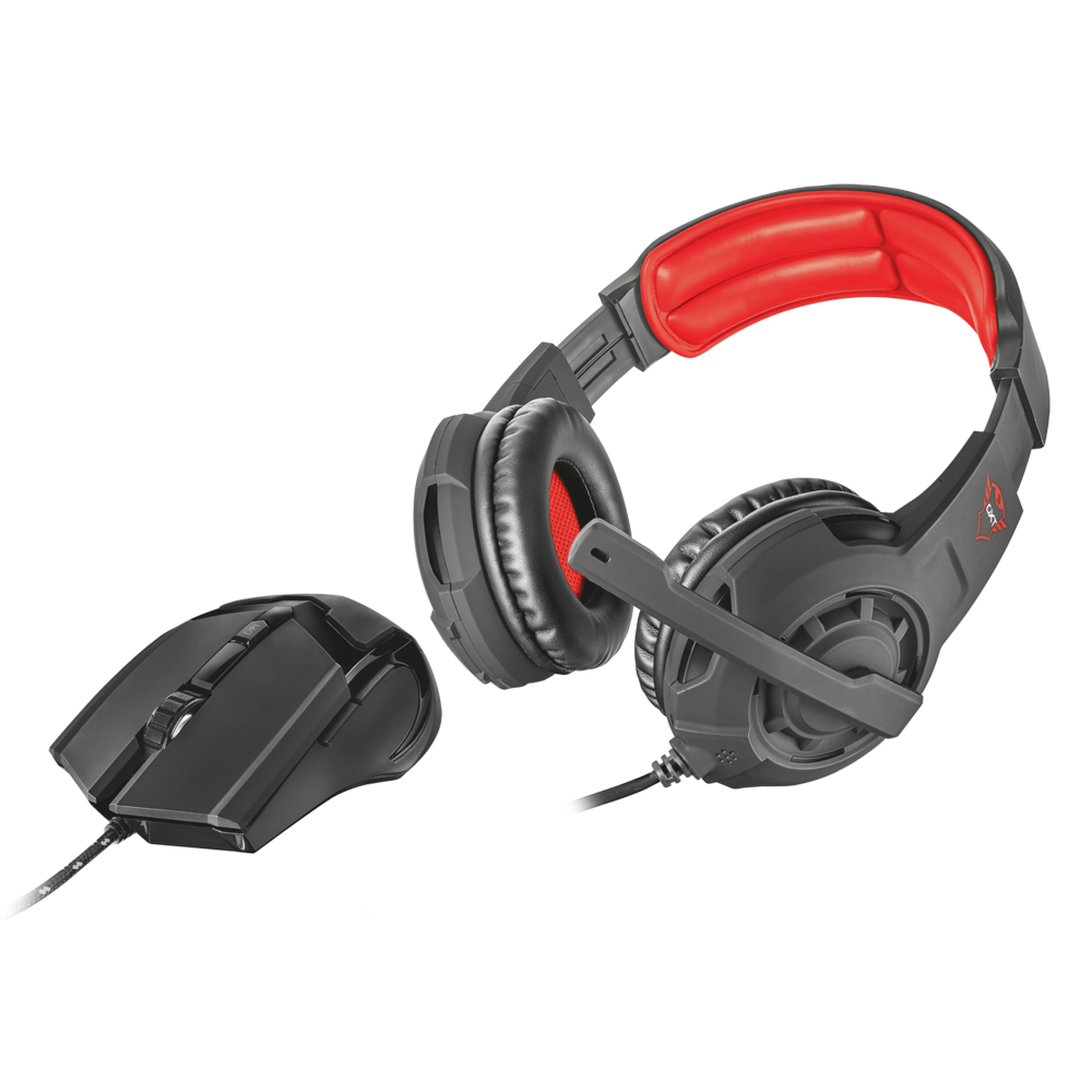 Kit Gamer Mouse + Audifonos Trust GXT 784-5