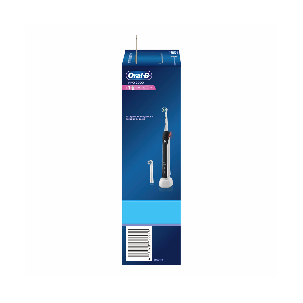Cepillo De Dientes Oral B Pro 2000 Electrico + Cabezal-3