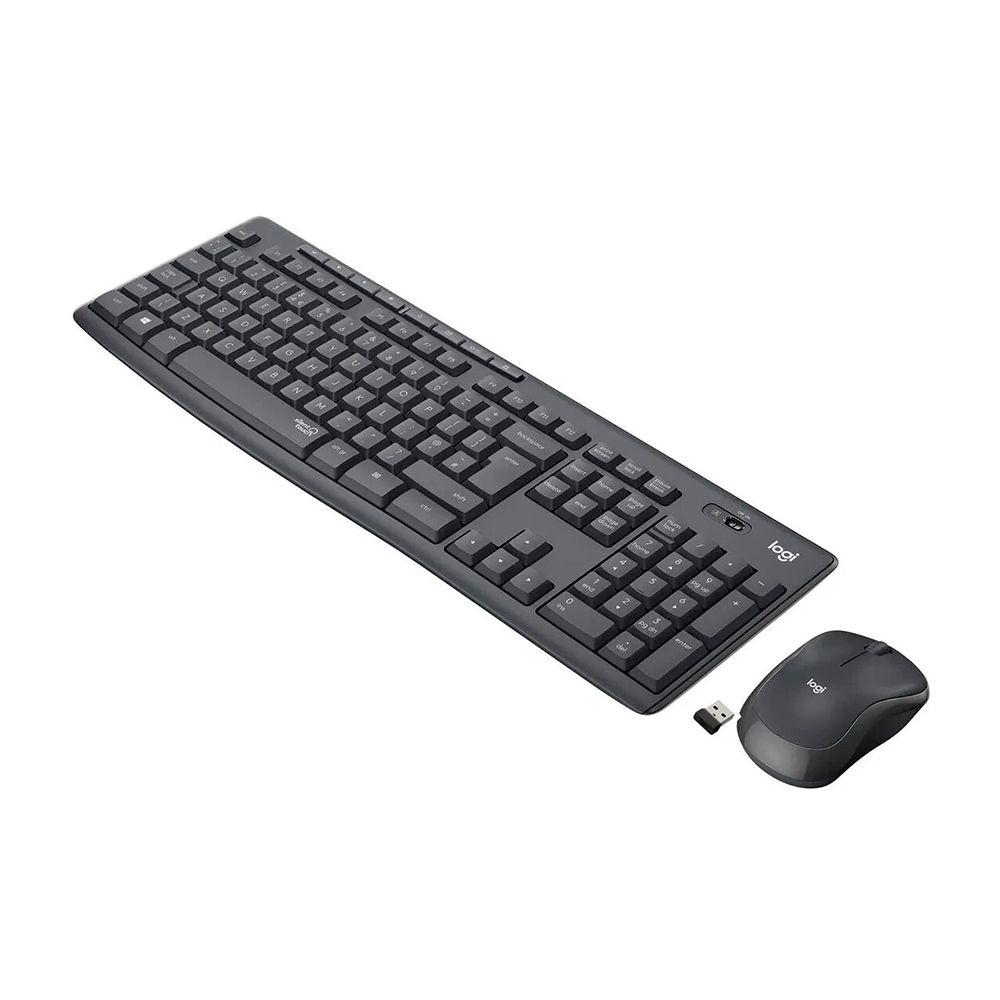 Kit teclado y Mouse Logitech MK295 Silent inalámbrico USB-2