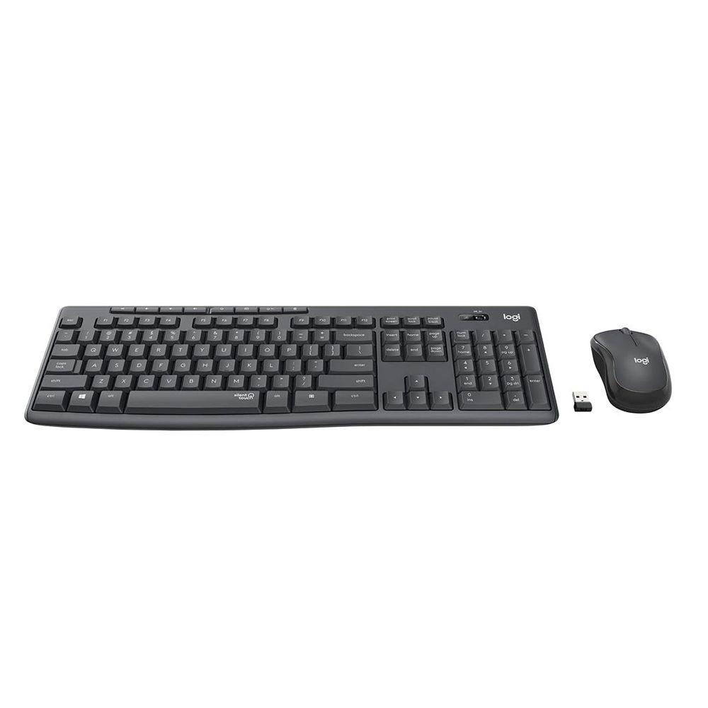Kit teclado y Mouse Logitech MK295 Silent inalámbrico USB-5
