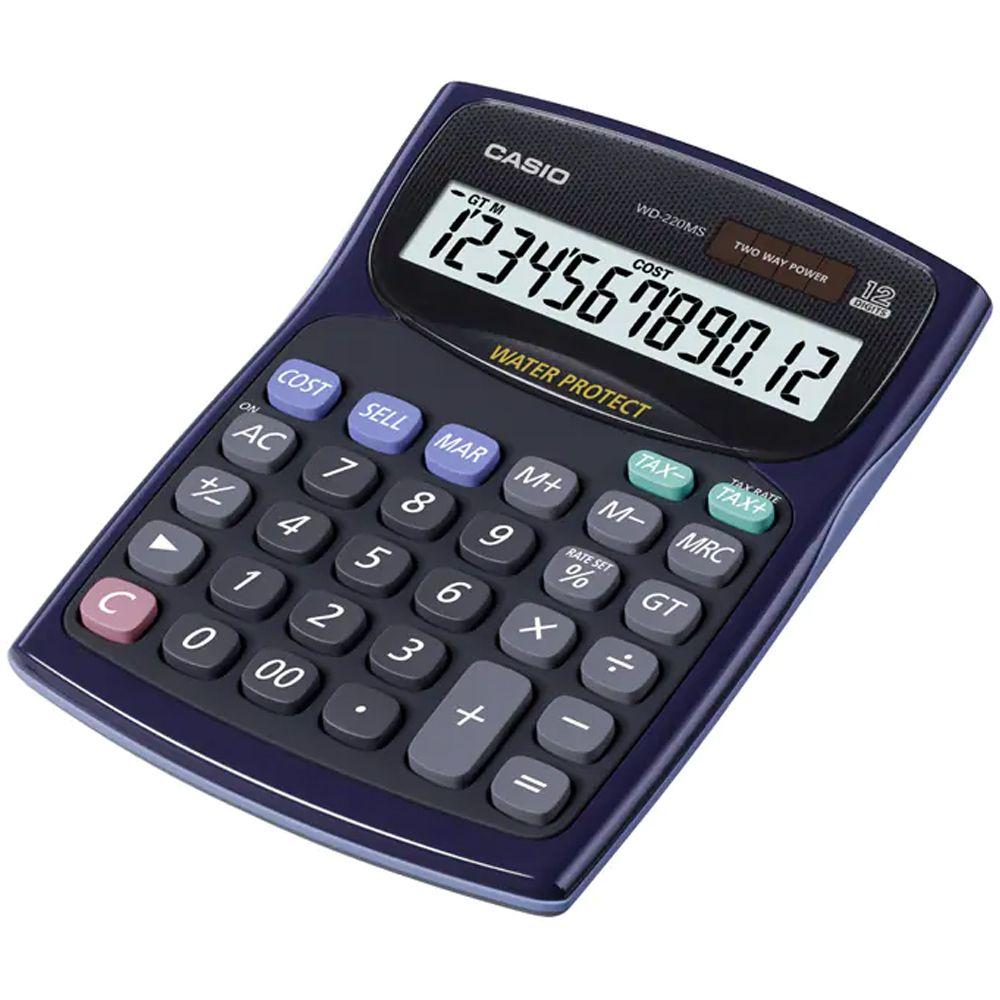 Calculadora de Sobremesa Casio WD-220MS-BU Azul-3