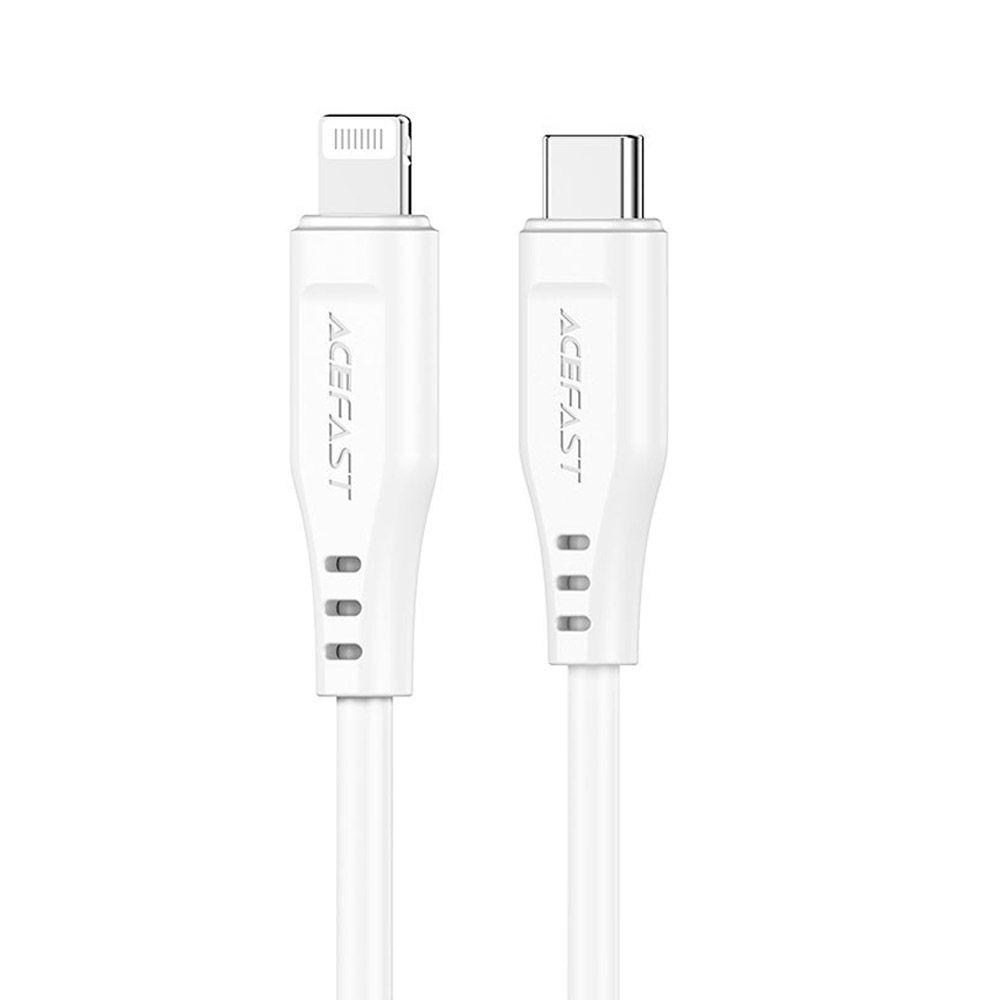 Cable Acefast USB C PD a Lightning MFI C3-01  Blanco-0