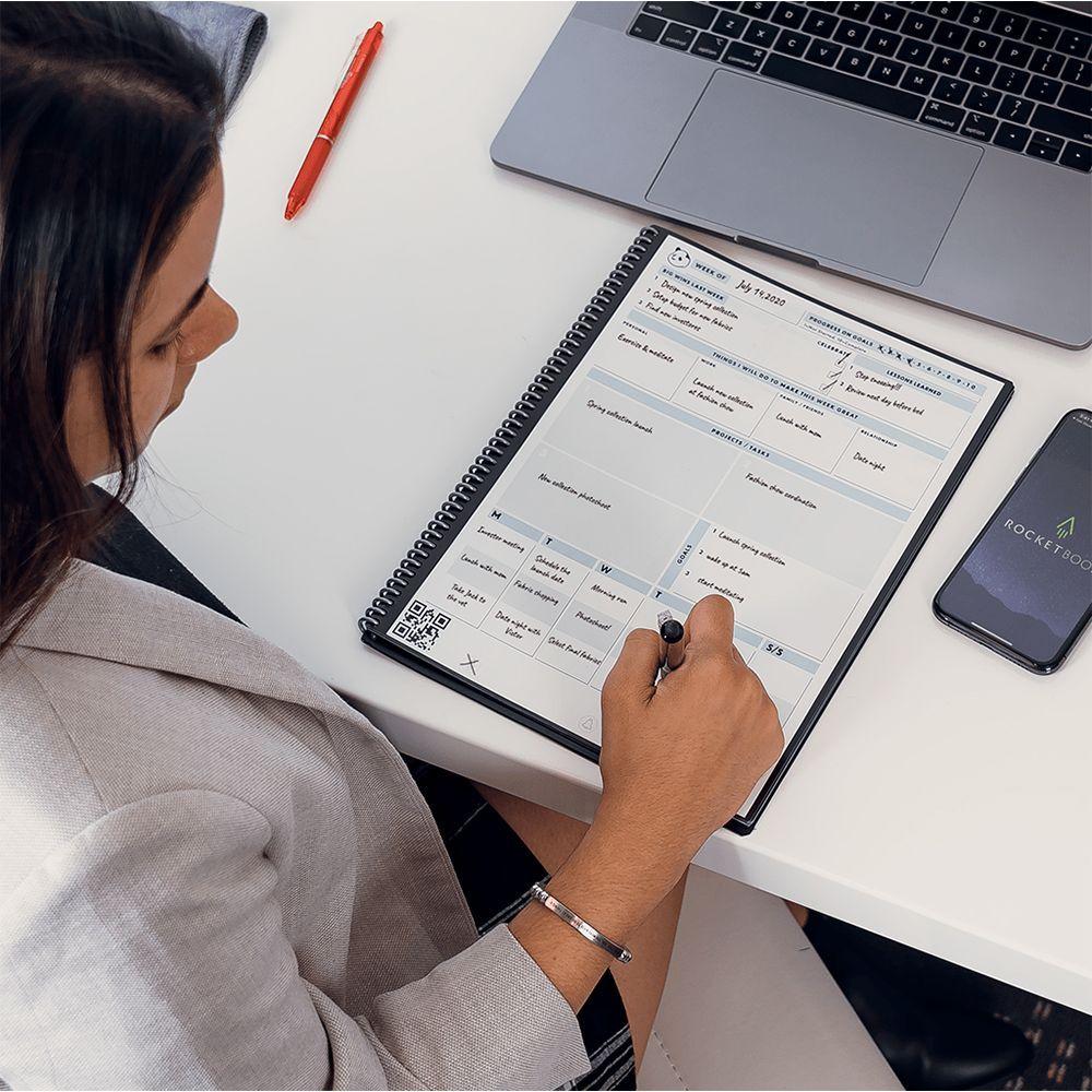 Planificador Rocketbook Panda Planner Executive Azul-10