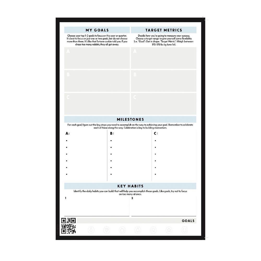 Planificador Rocketbook Panda Planner Executive Azul-4