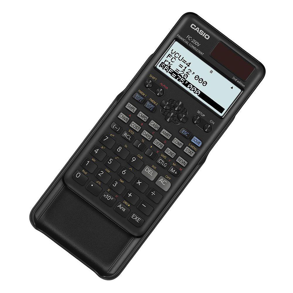 Calculadora Casio FC 200V 2 W DT 2da Edicion Negra-3