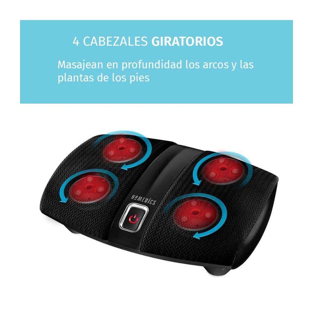 Masajeador para Pies Homedics Shiatsu con calor Gris-2