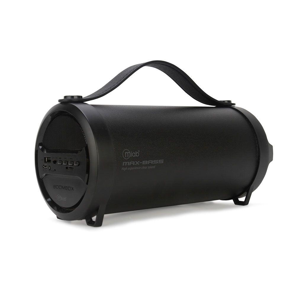 Mlab Parlante Bluetooth Maxbass Sonido 360 Radio FM Negro-1