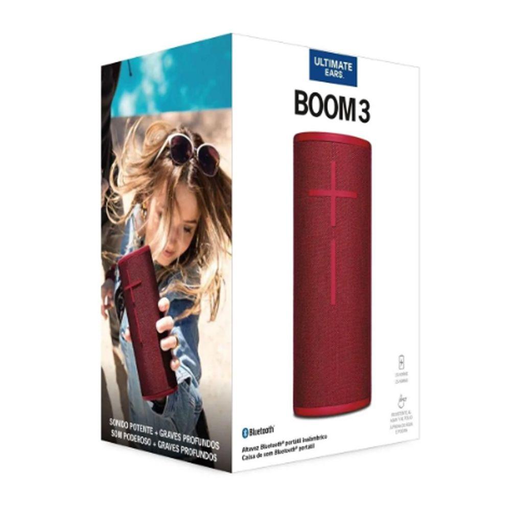 Parlante Ultimate Ears BOOM 3 Bluetooth Rojo-4