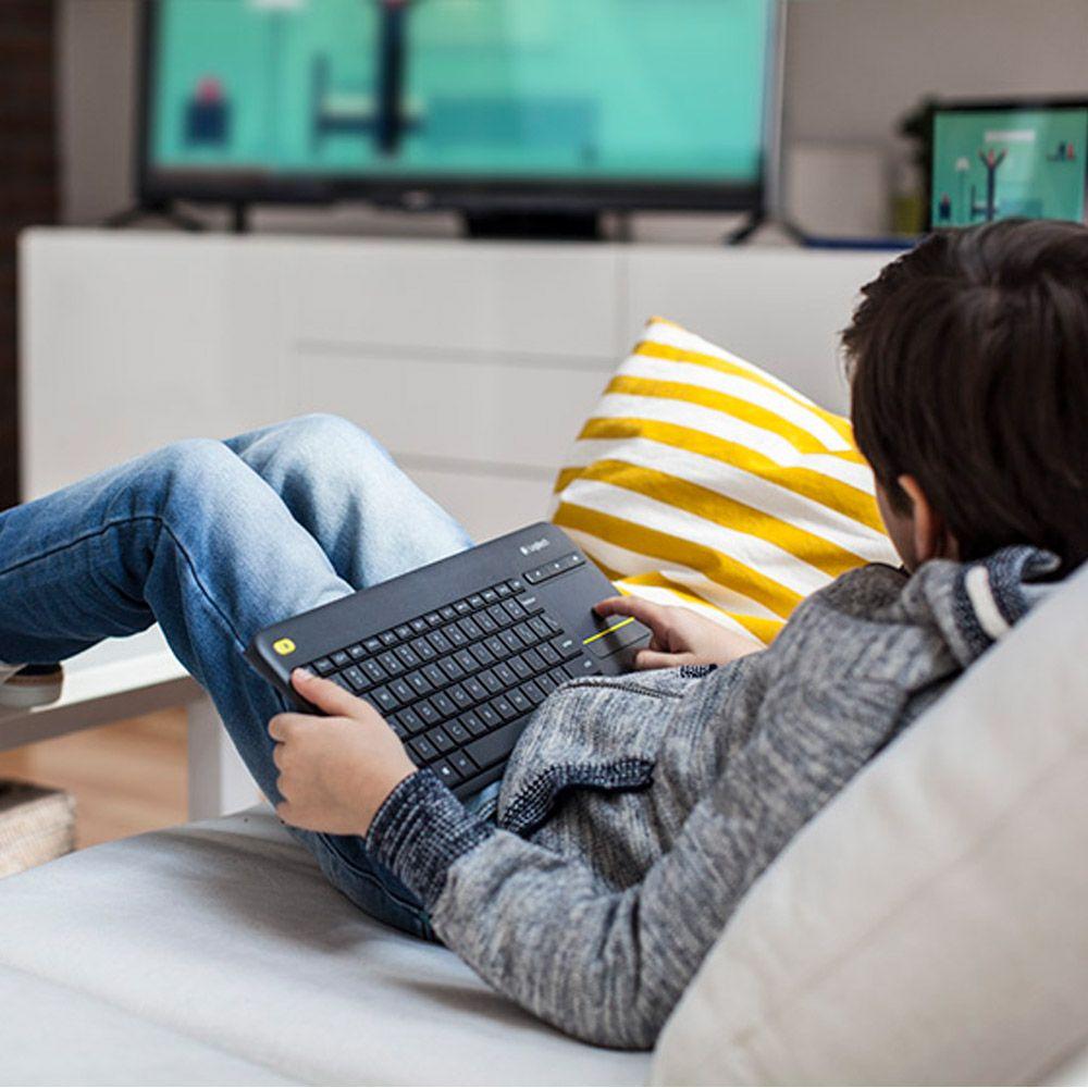 Logitech Teclado inalámbrico TouchPad K400 Plus - Logitech-2