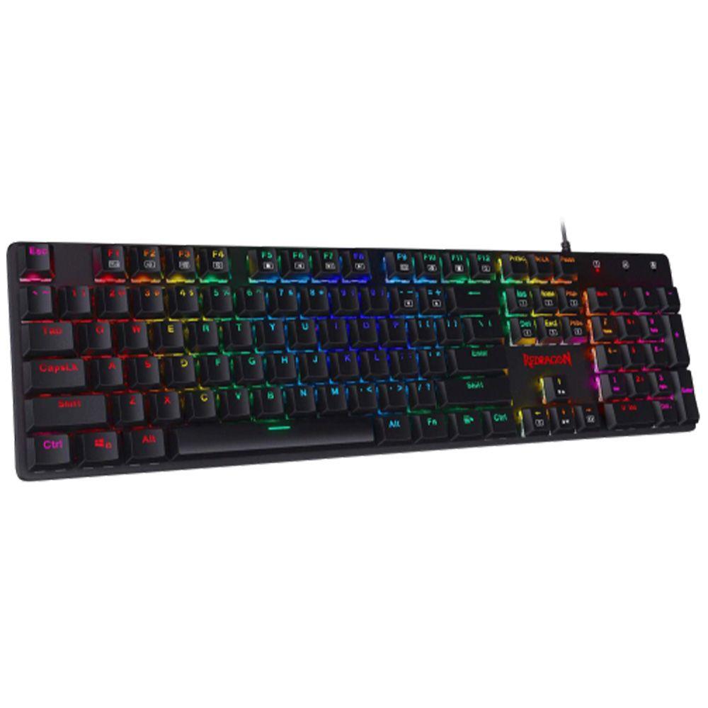 Teclado Gamer Mecánico Redragon Shrapnel K589 RGB Negro-1