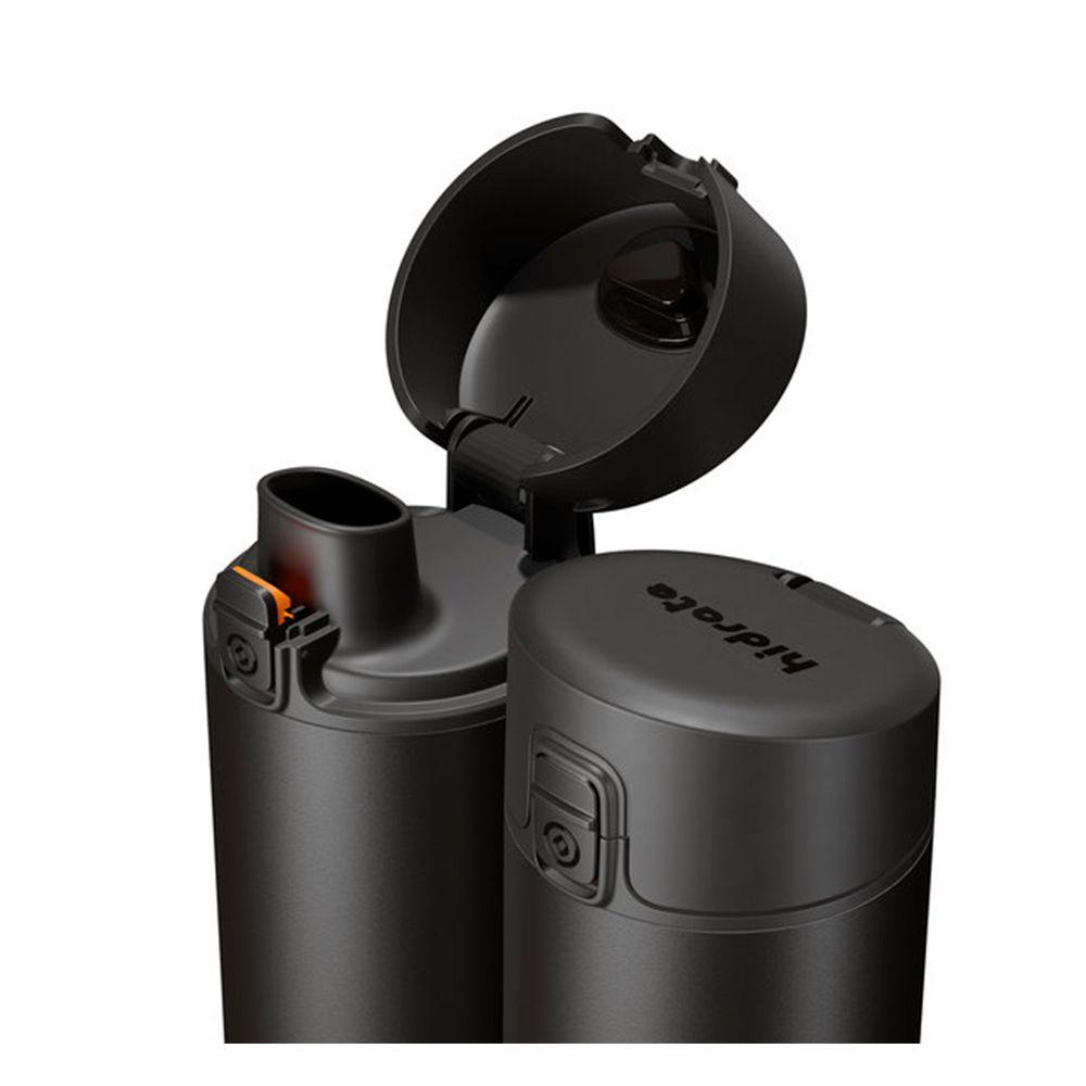 Termo botella de agua inteligente Hidrate Steel 500 ML Negro-6