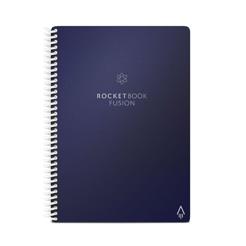 Cuaderno Inteligente Rocketbook Fusion Executive Azul Oscuro-0